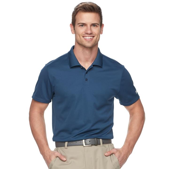 Men's Fila Sport Golf&reg; Fitted Pro Core Performance Polo, Size: Xl, Blue