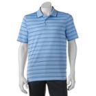 Men's Croft & Barrow&reg; Classic-fit Striped Mesh Performance Polo, Size: Xl, Med Blue