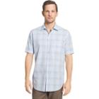 Big & Tall Van Heusen Classic-fit Leaf Button-down Shirt, Men's, Size: Xl Tall, Blue Other