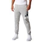 Men's Adidas Essential Logo Jersey Pants, Size: Xl, Med Grey