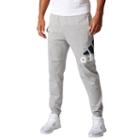 Men's Adidas Essential Logo Jersey Pants, Size: Xl, Med Grey