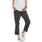 Maternity A:glow Lounge Capris, Women's, Size: M-mat, Dark Grey