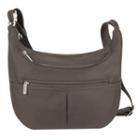 Travelon Classic Rfid-blocking Anti-theft Slouch Hobo Bag, Adult Unisex, Brown