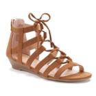 So&reg; Stone Girls' Sandals, Girl's, Size: 5, Dark Beige