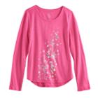 Girls 7-16 & Plus Size So&reg; Core Tee, Size: 18 1/2, Dark Pink