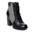 Apt. 9&reg; Dial Women's High Heel Ankle Boots, Size: 9, Grey