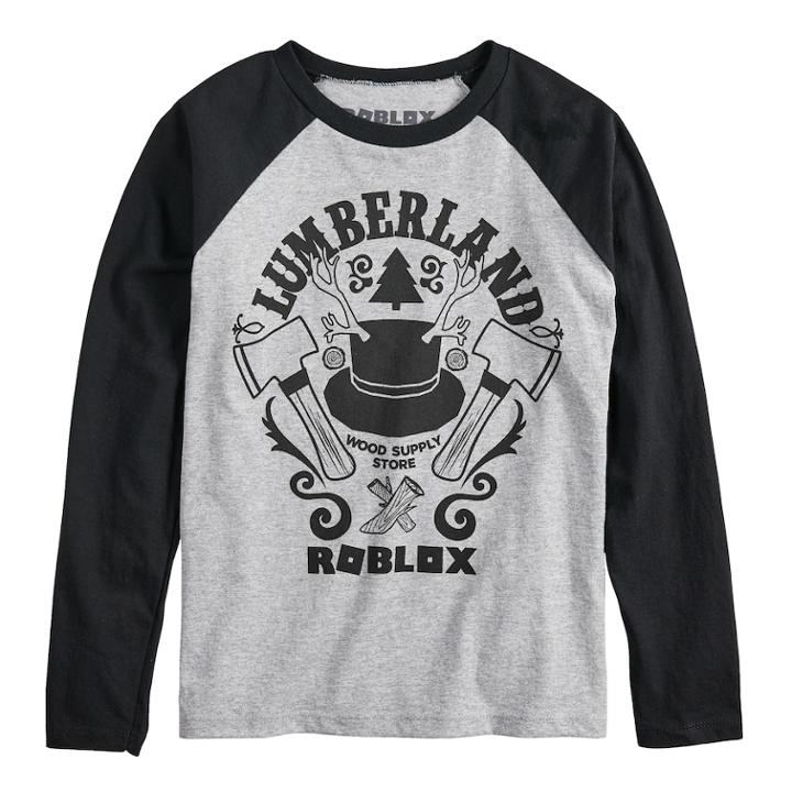 Boys 8-20 Roblox Raglan Tee, Size: Xl, Grey
