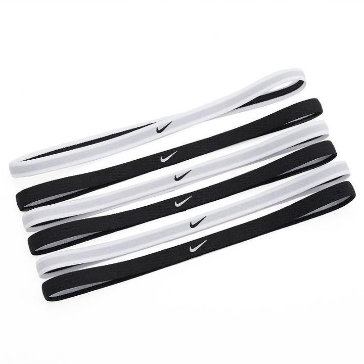Nike 6-pk. Logo Sport Stretch Headbands, Women's, Grey (charcoal)