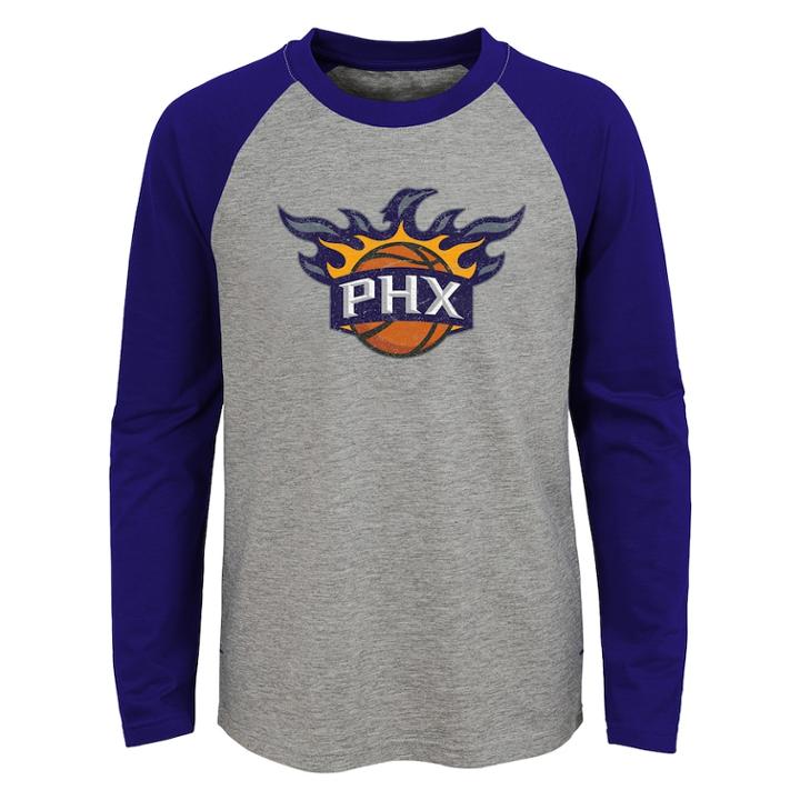 Boys 4-18 Phoenix Suns Fadaway Tee, Size: 6-7, Grey
