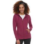 Women's Tek Gear&reg; Dry Tek Long Sleeve Hoodie, Size: Medium, Dark Red