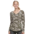 Women's Sonoma Goods For Life&trade; Essential V-neck Tee, Size: Xl, Lt Green
