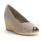 Chaps Dakoda Women's Espadrille Wedges, Size: 6.5 B, Natural