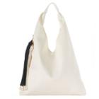 Yoki Side Tassel Shoulder Bag, Women's, White