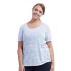 Plus Size Balance Plus Flared Scoop Neck Tee, Women's, Size: 1xl, Grey Other