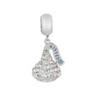 Hershey's Kiss Sterling Silver Crystal Charm, Women's, White