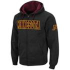 Men's Minnesota Golden Gophers Full-zip Fleece Hoodie, Size: Medium, Med Grey