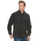 Men's Coleman Classic-fit Sherpa-lined Shirt Jacket, Size: Medium, Grey (charcoal)