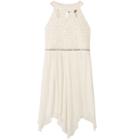 Girls 7-16 Speechless Lace Chiffon Cut Out Halter Dress, Girl's, Size: 14, Natural