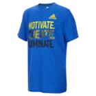 Boys 8-20 Adidas Motivate. Create. Dominate. Graphic Tee, Size: Large, Med Blue