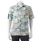 Big & Tall Batik Bay Classic-fit Tropical Button-down Shirt, Men's, Size: L Tall, Natural
