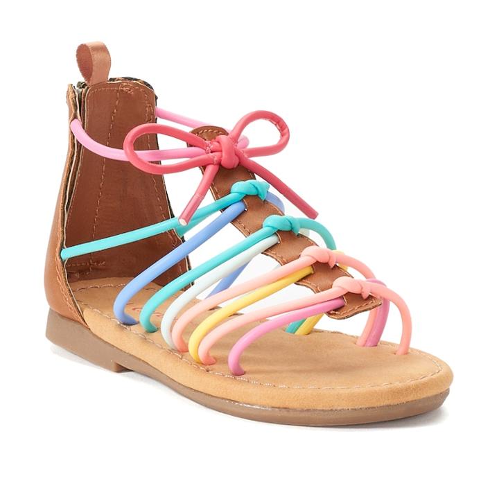 Carter's Heidi 2 Toddler Girls' Sandals, Size: 8 T, Multicolor