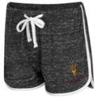 Women's Colosseum Arizona State Sun Devils Gym Shorts, Size: Large, Grey (charcoal)