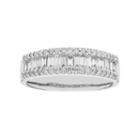 14k White Gold 3/4 Carat T.w. Diamond Fashion Ring, Women's, Size: 7