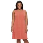 Plus Size Apt. 9&reg; Crepe Fit & Flare Dress, Women's, Size: 3xl, Med Red