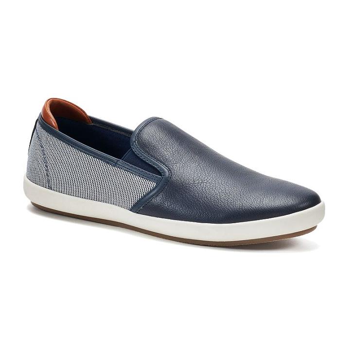 Sonoma Goods For Life&trade; Kevin Men's Slip-on Shoes, Size: 7, Blue (navy)