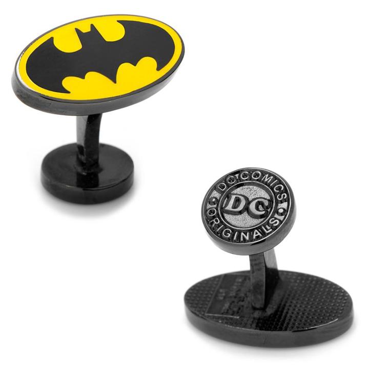 Dc Comics Batman Logo Cuff Links, Men's, Yellow