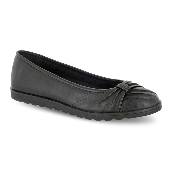 Easy Street Giddy Ii Women's Ballet Flats, Size: 8.5 Wide, Black