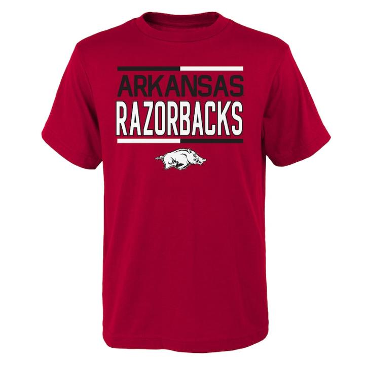 Boys 4-18 Arkansas Razorbacks Density Tee, Size: 4-5, Dark Red