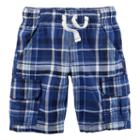 Boys 4-8 Carter's Plaid Cargo Shorts, Boy's, Size: 6, Ovrfl Oth