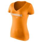 Women's Nike Tennessee Volunteers Wordmark Tee, Size: Small, Orange