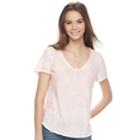 Juniors' So&reg; Perfect Tee, Teens, Size: Medium, Light Pink