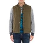 Men's Unionbay Cameron Canvas Quilted Vest, Size: Large, Lt Beige