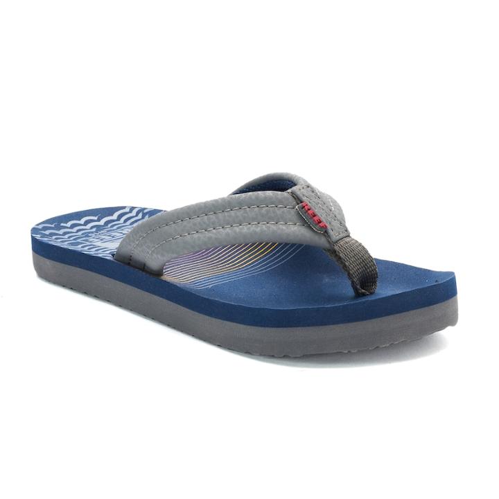 Reef Ahi Boy's Sandals, Size: 13-1, Blue (navy)
