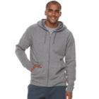 Men's Tek Gear&reg; Ultra Soft Fleece Basic Full-zip Hoodie, Size: Large, Oxford