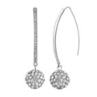 Simply Vera Vera Wang Fireball Nickel Free Threader Earrings, Women's, Silver