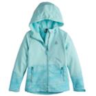 Girls 7-16 Reebok Softshell Midweight Fleece-lined Jacket, Size: 10-12, Turquoise/blue (turq/aqua)