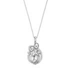 Sentimental Expressions Sterling Silver Cubic Zirconia Family Of 5 Necklace, Women's, Size: 18, White