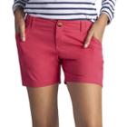 Women's Lee Essential Twill Shorts, Size: 16 Avg/reg, Dark Pink