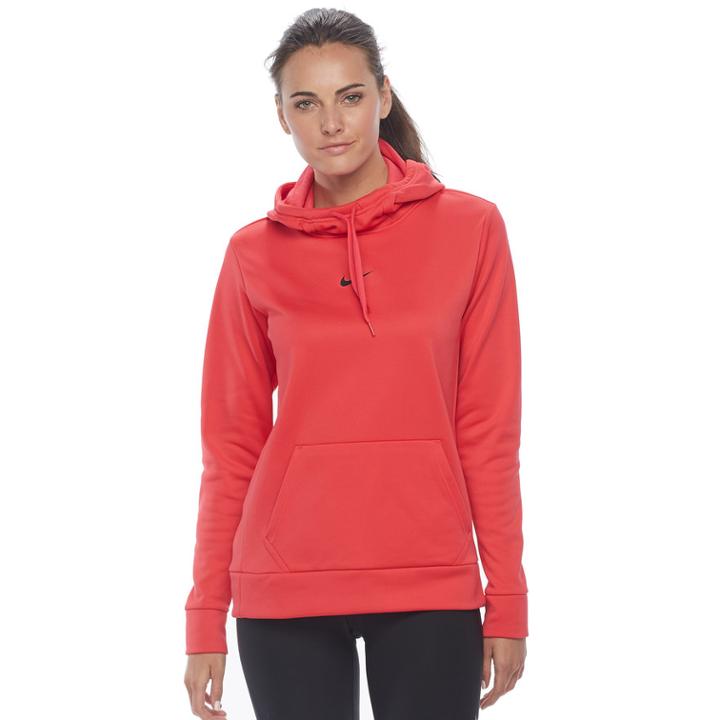 Women's Nike Therma Training Pullover Hoodie, Size: Xs, Red Other