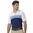 Men's Chaps Classic-fit Chest-striped Performance Golf Polo, Size: Medium, White
