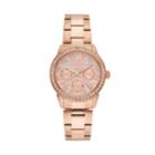 Relic Women's Olivia Crystal Stainless Steel Watch, Pink