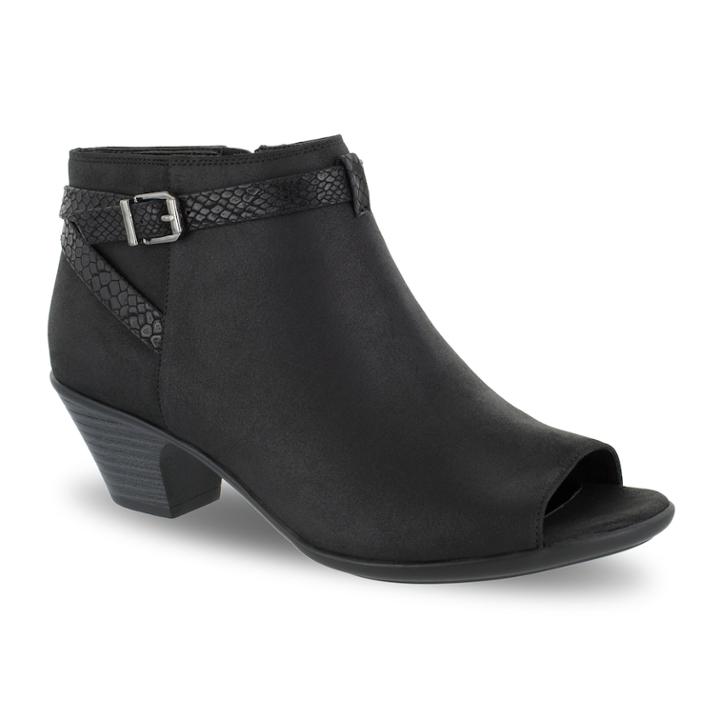 Easy Street Sparrow Women's Ankle Boots, Size: 9.5 Wide, Grey (charcoal)