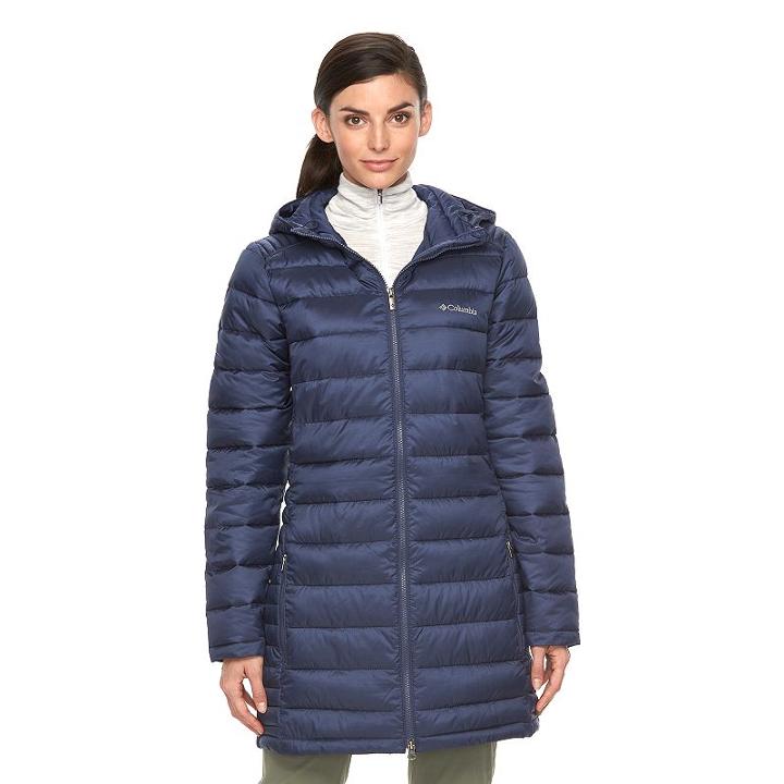 Women's Columbia Frosted Ice Hooded Puffer Jacket, Size: Large, Purple Oth