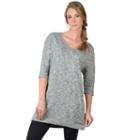 Women's Soybu Rosa Tunic Dress, Size: Medium, Light Grey