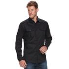 Men's Apt. 9&reg; Flex Stretch Woven Button-down Shirt, Size: Medium, Oxford