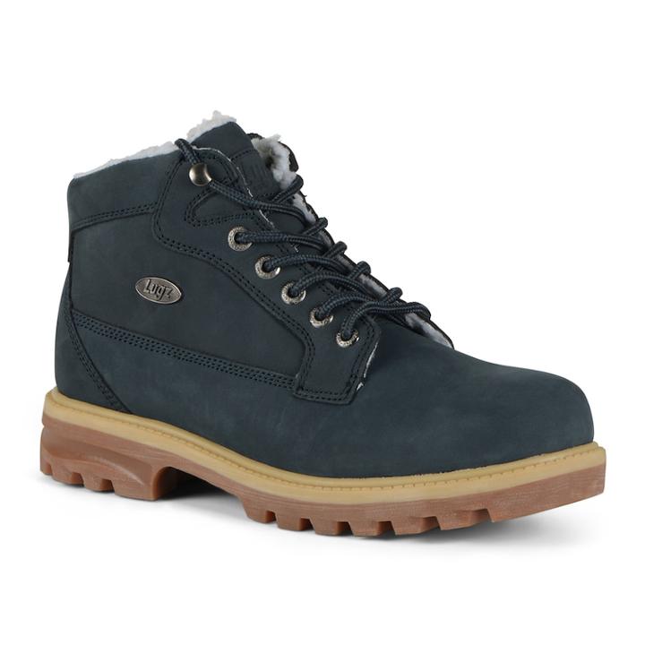 Lugz Brigade Lined Men's Water Resisant Boots, Size: Medium (11), Blue (navy)